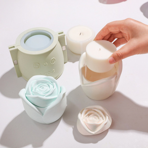 Rose Candle Jar Silicone